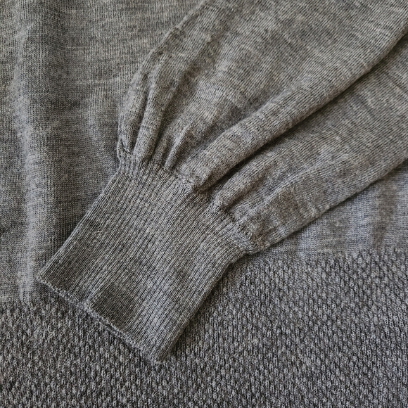MAX STUDIO | Women’s Extrafine Merino Wool Turtleneck Sweater – Grey – Size M - Picture 5 of 12
